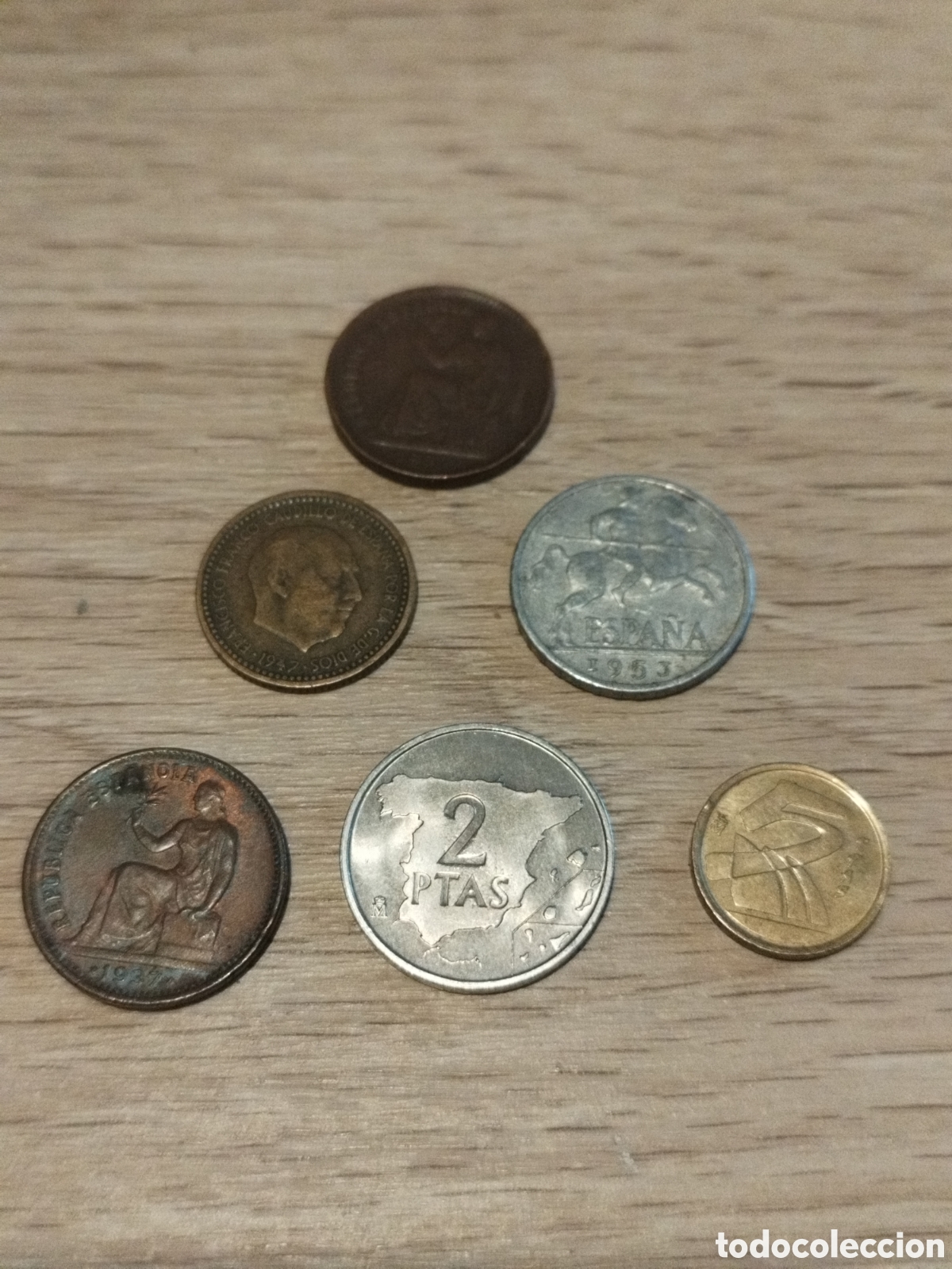 Monedas Rep&uacute;blica: Lote de monedas espa&ntilde;olas de varias epocas - Foto 1