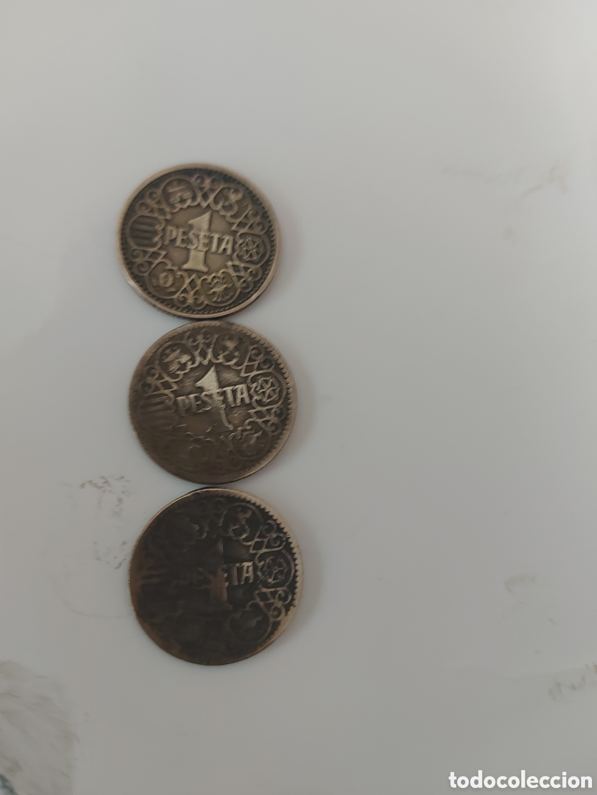 Monedas Rep&uacute;blica: 3 monedas de Spain194 - Foto 1