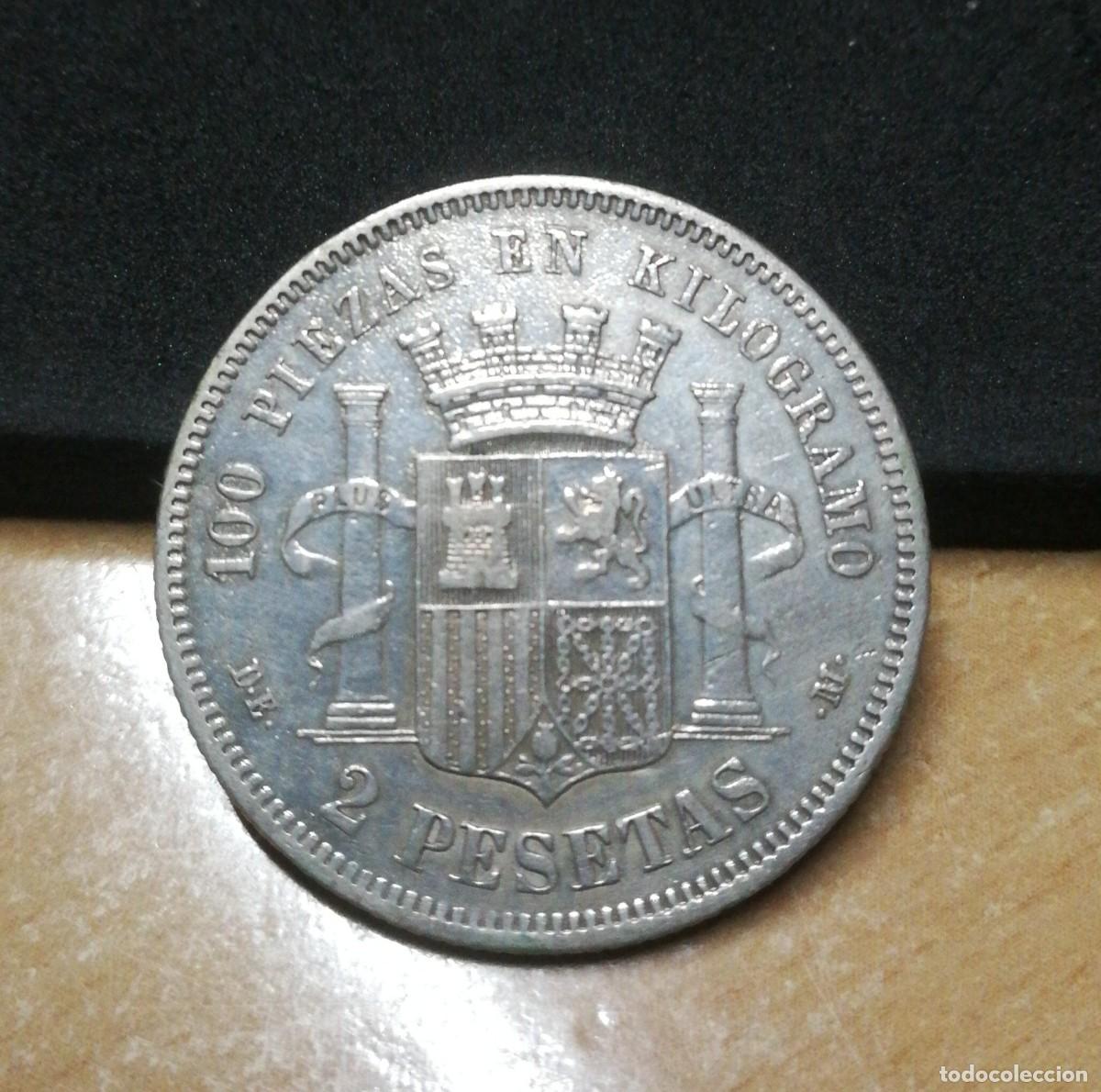 Monedas Rep&uacute;blica: 2 PTA II REPUBLICA ESPA&Ntilde;OLA - Foto 2
