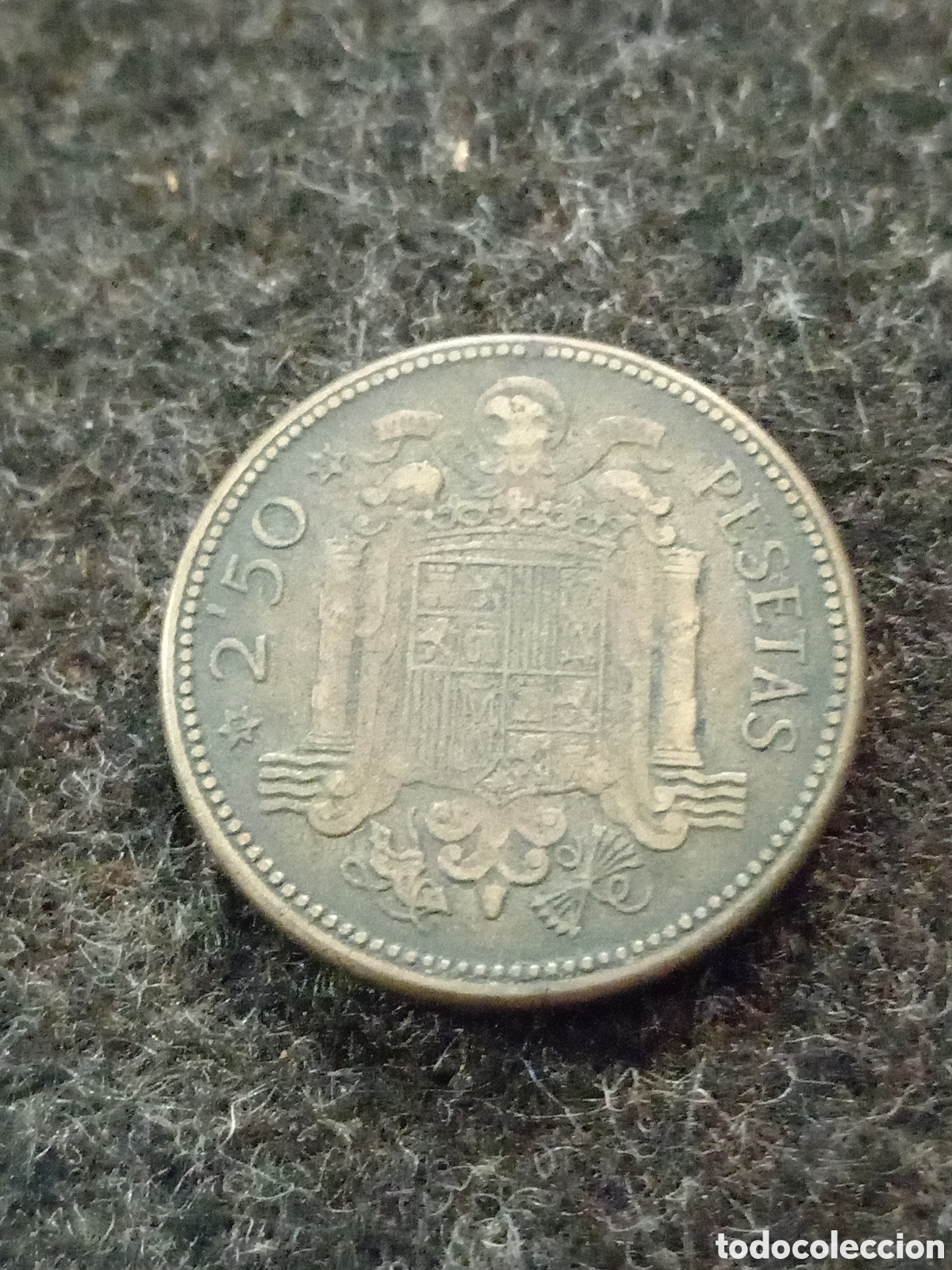 Monedas Rep&uacute;blica: Moneda de 250 pesetas de Espa&ntilde;a - Foto 3