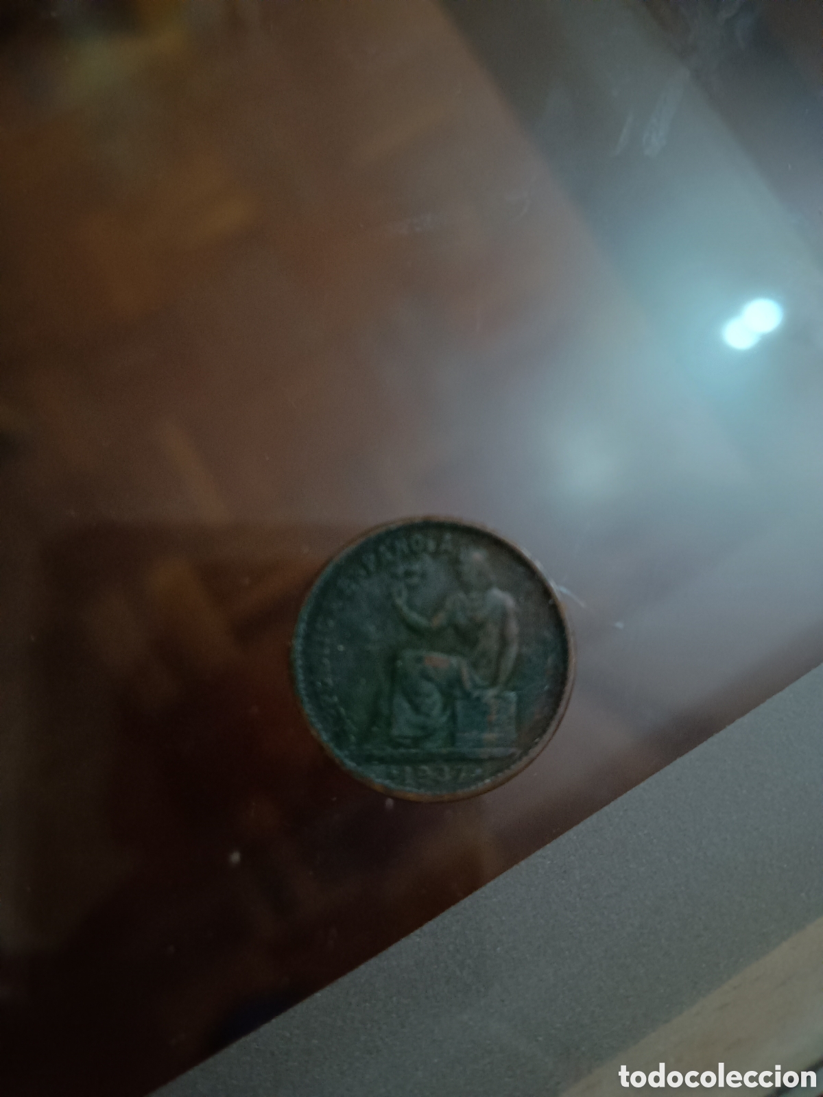 Monedas Rep&uacute;blica: Moneda de la rep&uacute;blica 1937 - Foto 2