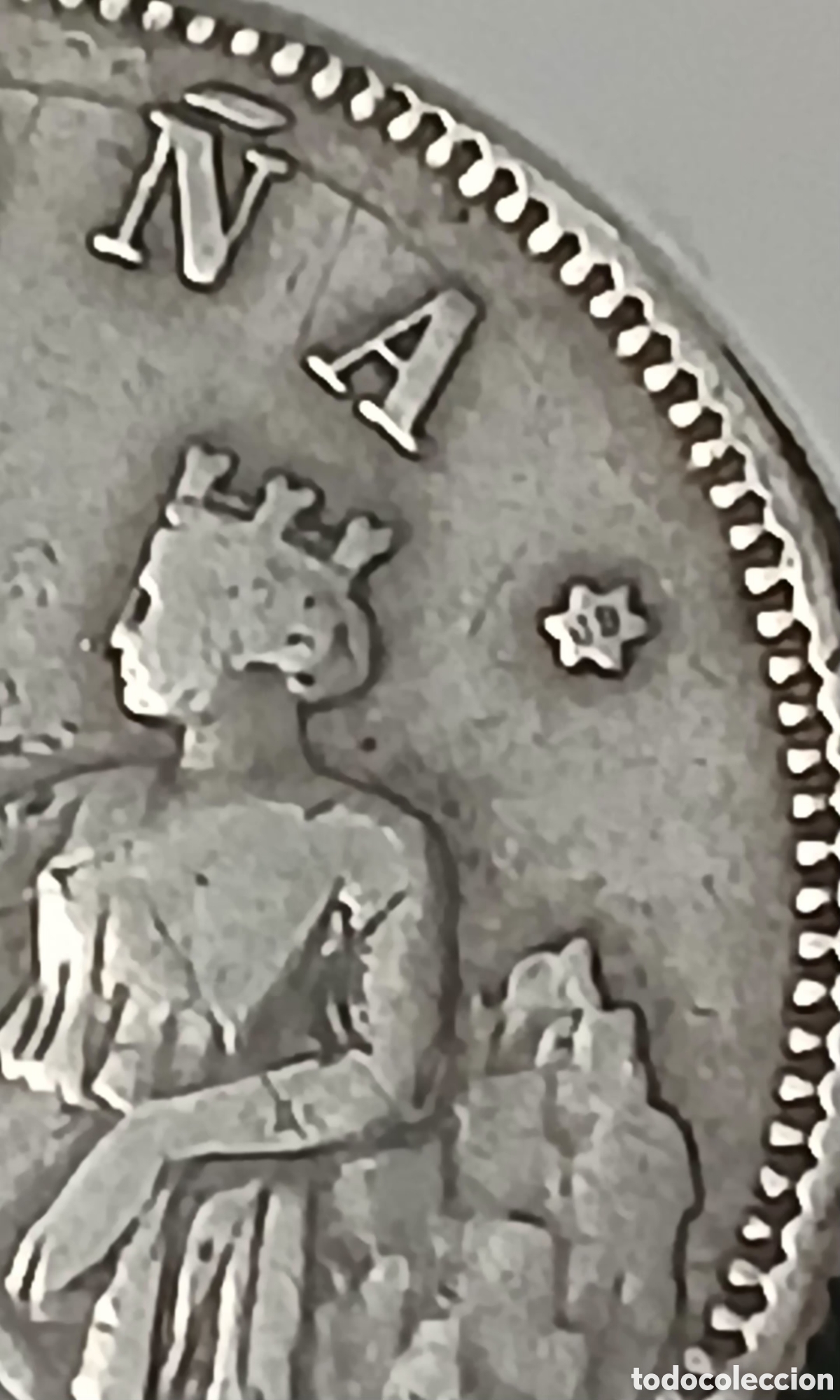 Monedas Rep&uacute;blica: 2PESETAS DE LA REPUBLICA 1869 - Foto 4