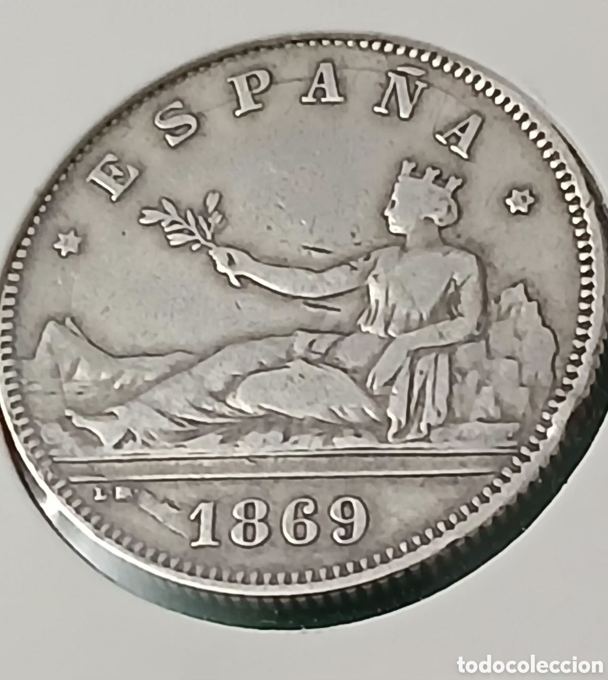 Monedas Rep&uacute;blica: 2PESETAS DE LA REPUBLICA 1869 - Foto 1