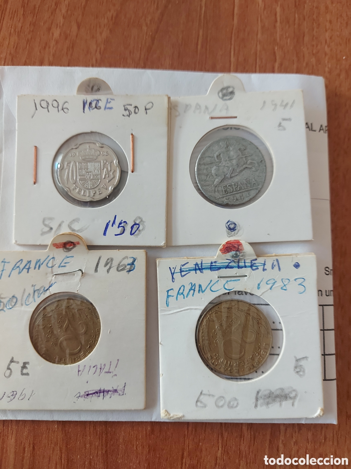 Monedas Rep&uacute;blica: 2 monedas deEspa&ntilde;ay2 - Foto 2