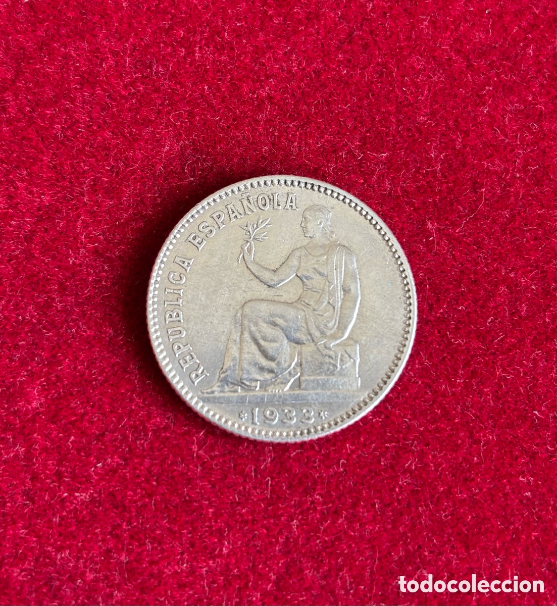 Monedas Rep&uacute;blica: 1 PESETA 1933 II&ordf; REP&Uacute;BLICA ESPA&Ntilde;OLA