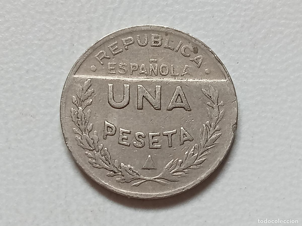 Monedas Rep&uacute;blica: II REP&Uacute;BLICA CONSEJO DE SANTANDER, PALENCIA Y BURGOS 1 PESETA 1937 MBC-