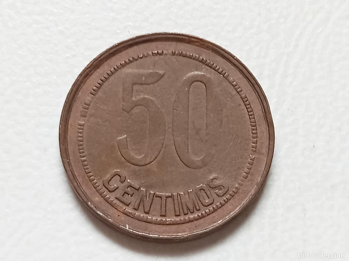 Monedas Rep&uacute;blica: II REP&Uacute;BLICA 50 C&Eacute;NTIMOS 1937 *(X-X) MBC+ ORLA DE CUADRADOS