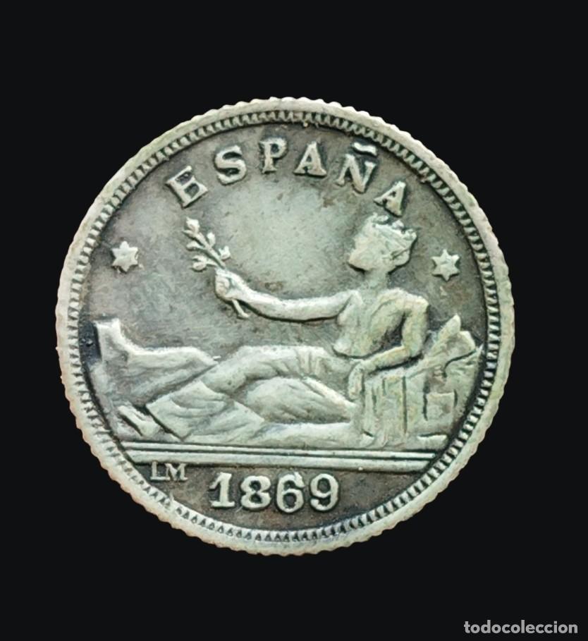 Monedas Rep&uacute;blica: 20 centimos 1869 - REPRODUCCION de PLATA PARA TAPAR HUECOS