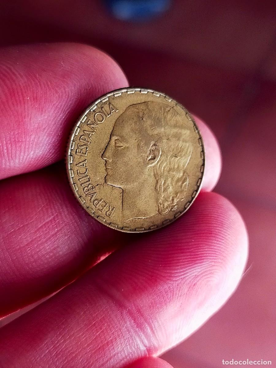 Monedas Rep&uacute;blica: MONEDA DE 1 UNA PESETA 1937 ESPA&Ntilde;A II REPUBLICA MUY BUENA CONSERVACION