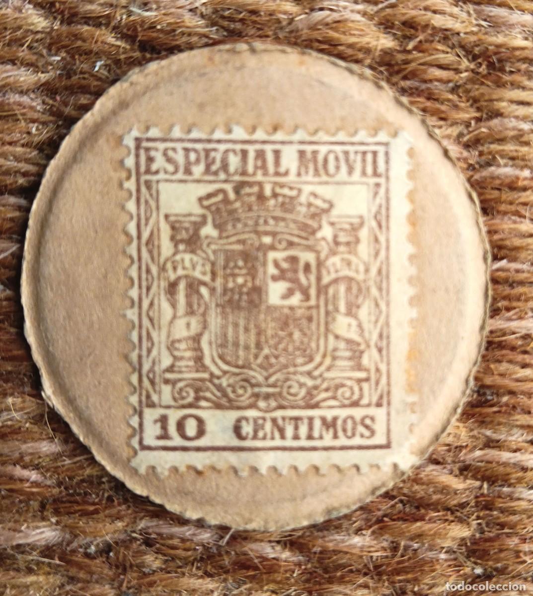 Monedas Rep&uacute;blica: SELLO MONEDA 10 CENTIMOS ESPECIAL MOVIL - REPUBLICA ESPA&Ntilde;OLA