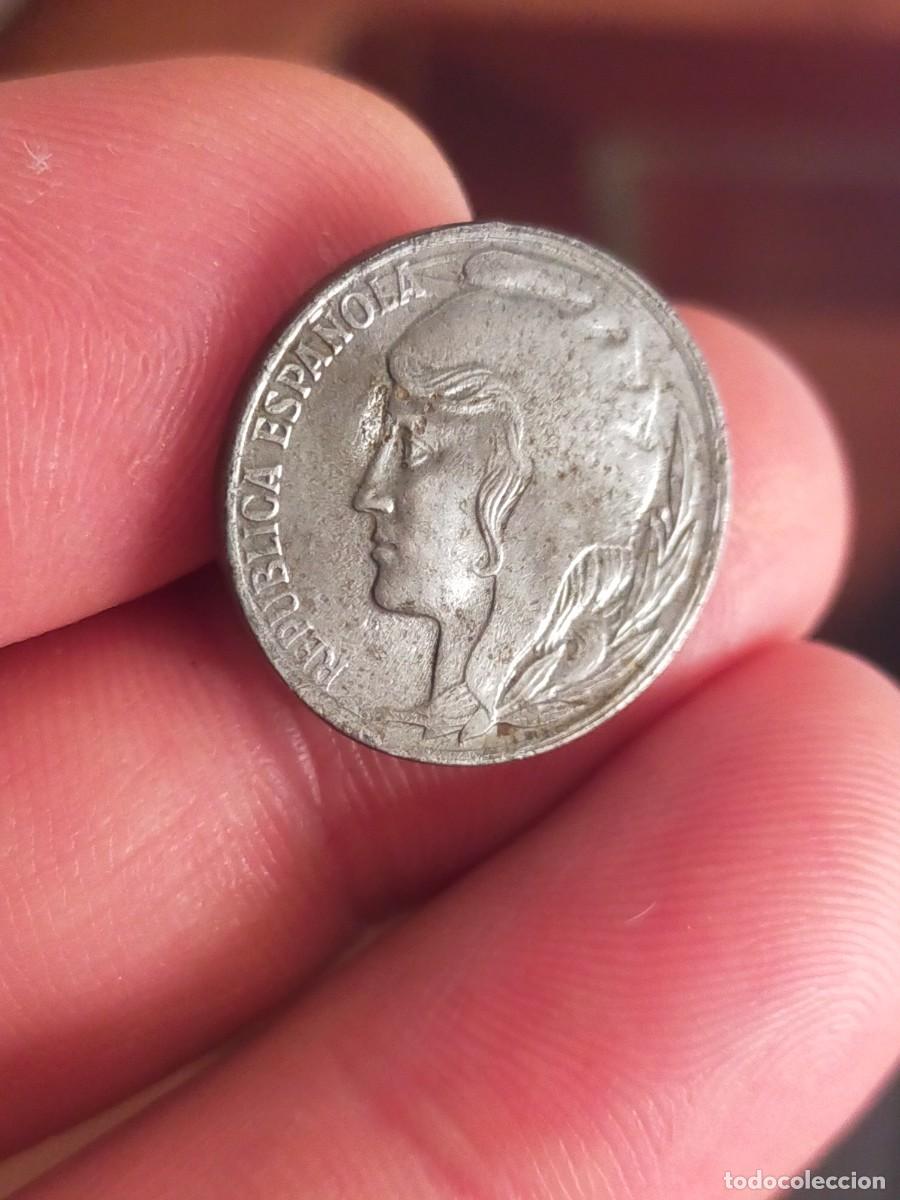 Monedas Rep&uacute;blica: MONEDA DE 5 CINCO C&Eacute;NTIMOS ESPA&Ntilde;A 1937 II REPUBLICA MUY BUENA CONSERVACION