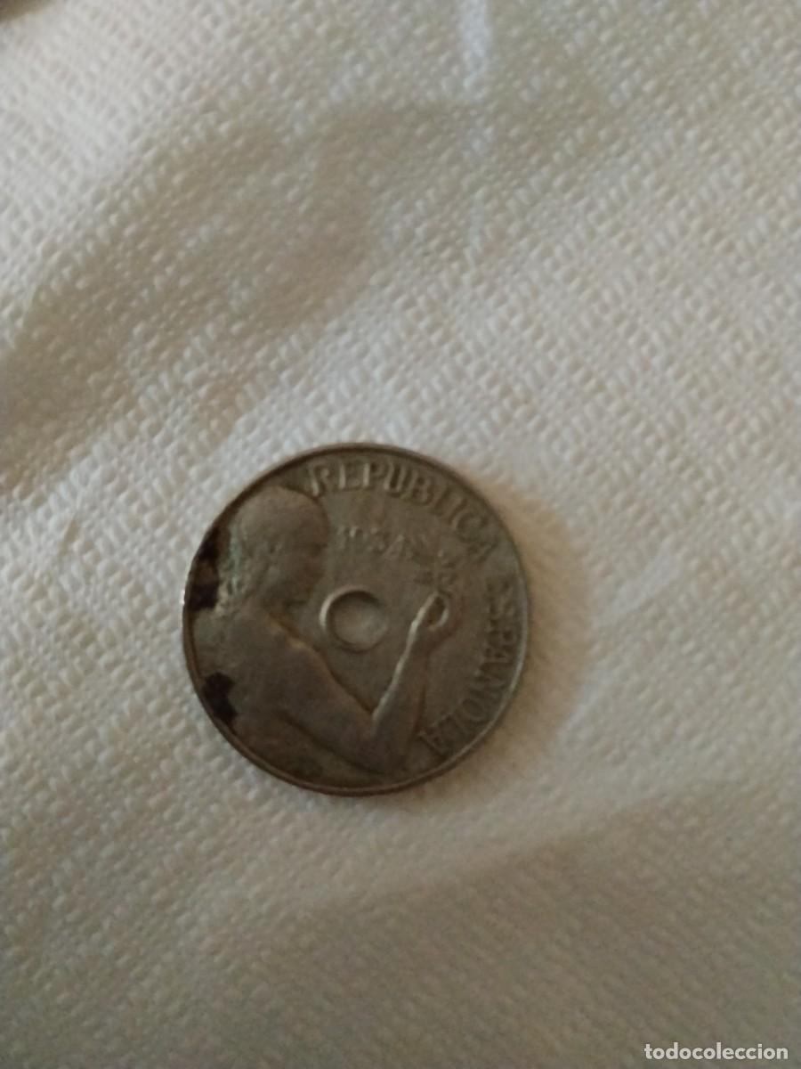 Monedas Rep&uacute;blica: Moneda 25 C&eacute;ntimos (1937) - Segunda Rep&uacute;blica Espa&ntilde;ola | Guerra Civil