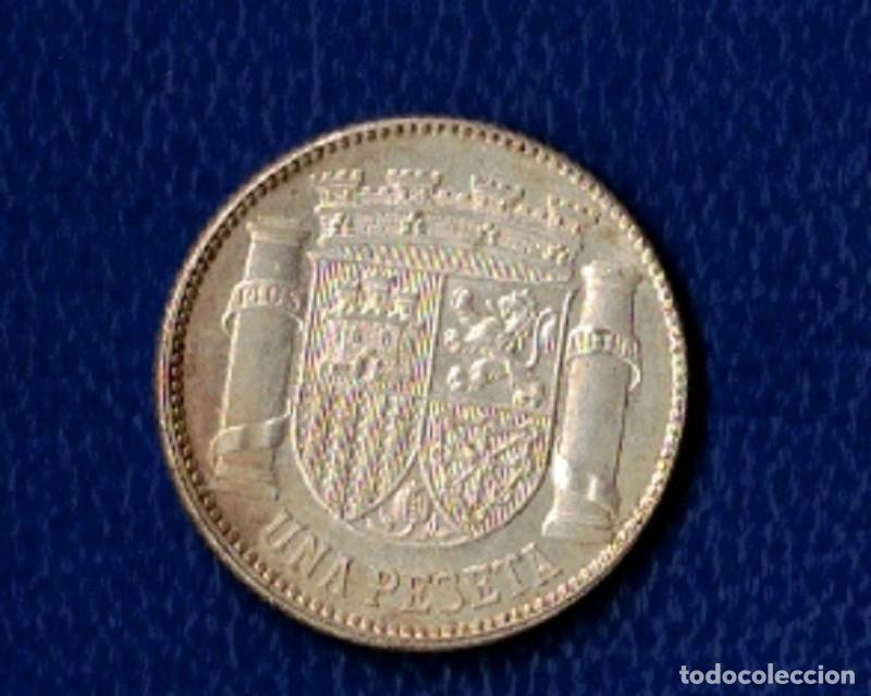 Monedas Rep&uacute;blica: ESPA&Ntilde;A. A&Ntilde;O 1933 1 PTA PLATA ( 835)