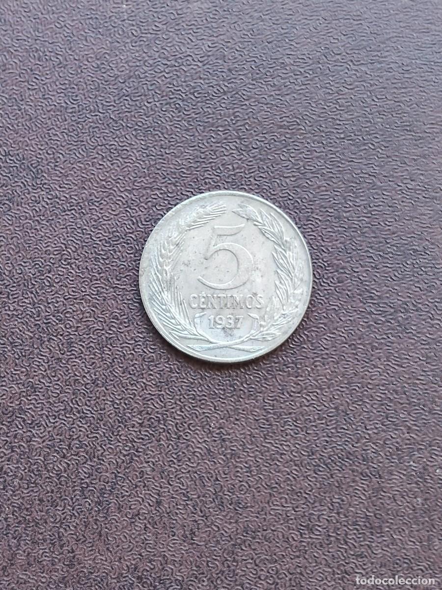 Monedas Rep&uacute;blica: MONEDA DE 5 CENTIMOS DE LA REPUBLICA DEL A&Ntilde;O 1937.S/C- ORIGINAL%