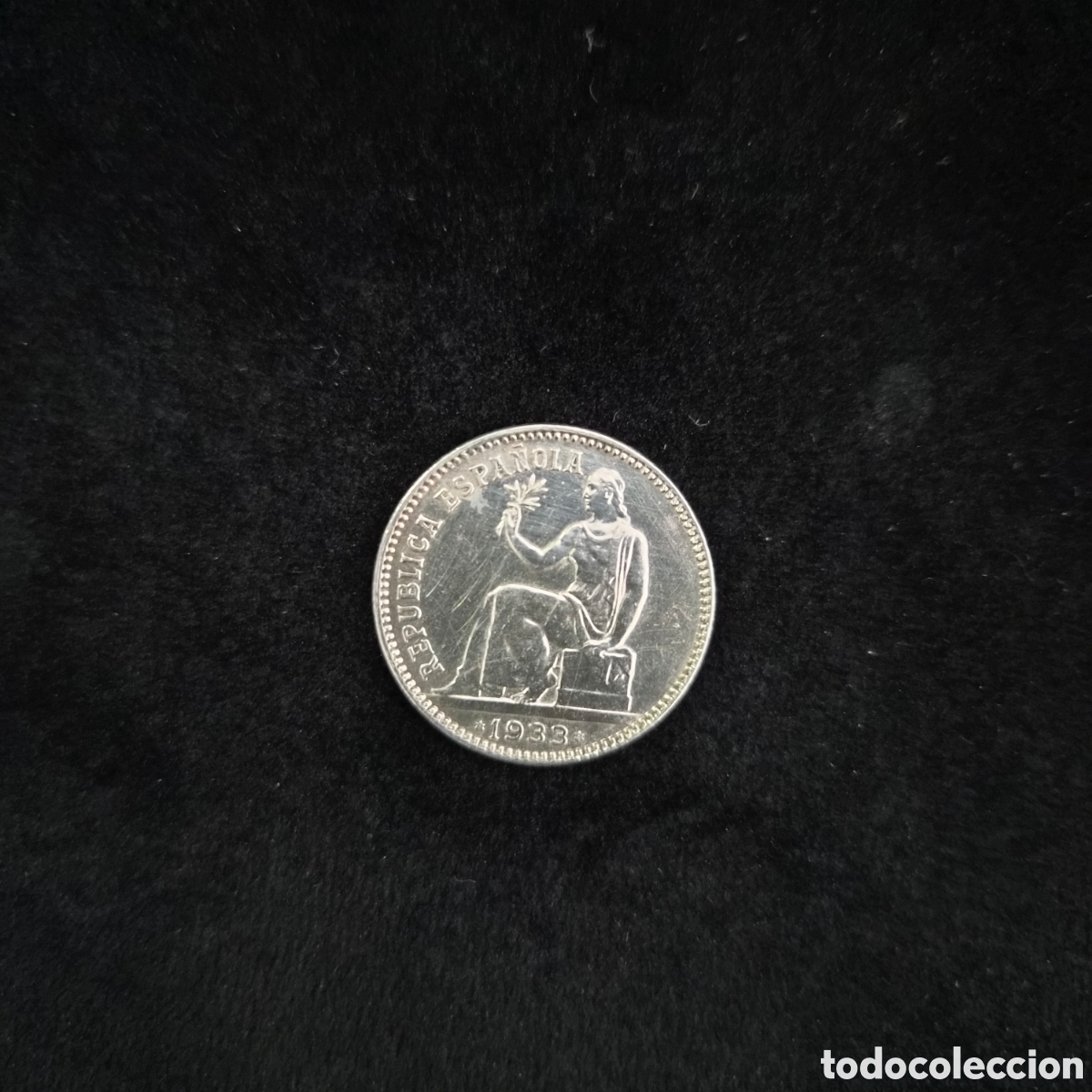 Monedas Rep&uacute;blica: Peseta de plata II Rep&uacute;blica Espa&ntilde;a