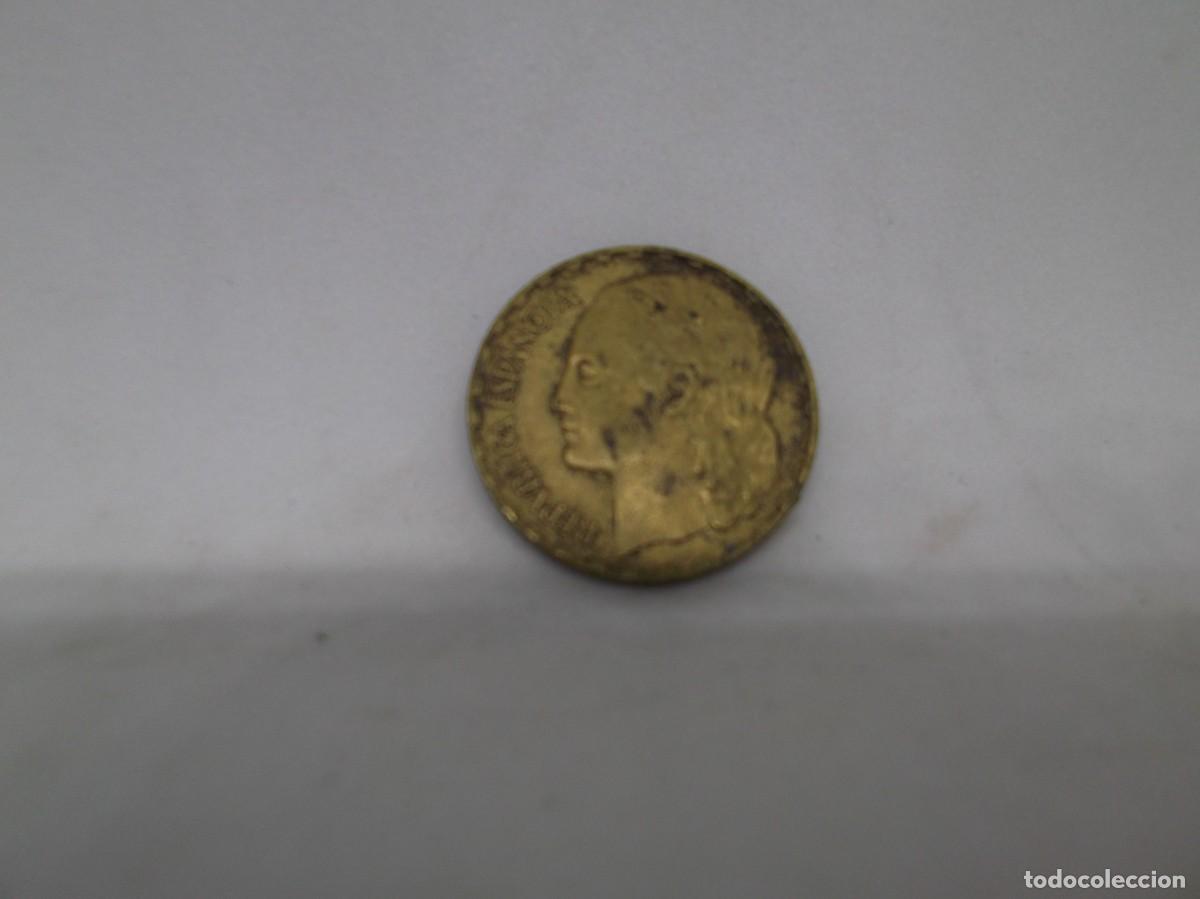 Monedas Rep&uacute;blica: Moneda 1937 Rep&uacute;blica Espa&ntilde;ola. 1 Peseta