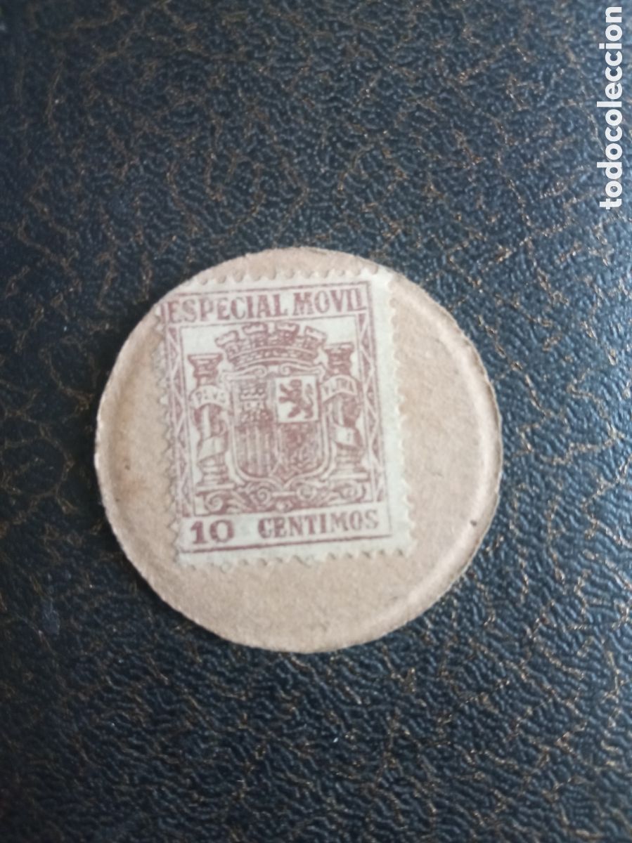 Monnaies R&eacute;publique: Sello moneda de la Guerra Civil Espa&ntilde;ola, 10 c&eacute;ntimos