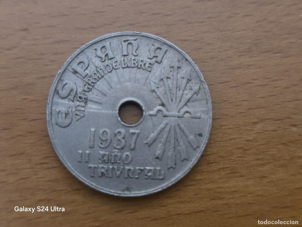 Monedas Rep&uacute;blica: 25 C&Eacute;NTIMOS DE 1937....MUY BONITA.....LM028.....LA DE LAS FOTOS