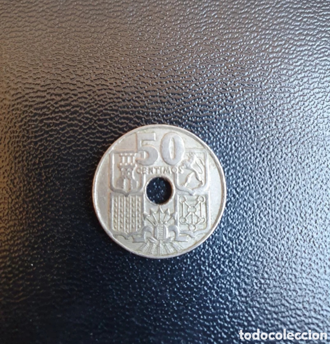 Monedas Rep&uacute;blica: Moneda de 50 C&Eacute;NTIMOS 1963 *64 (Francisco Franco)