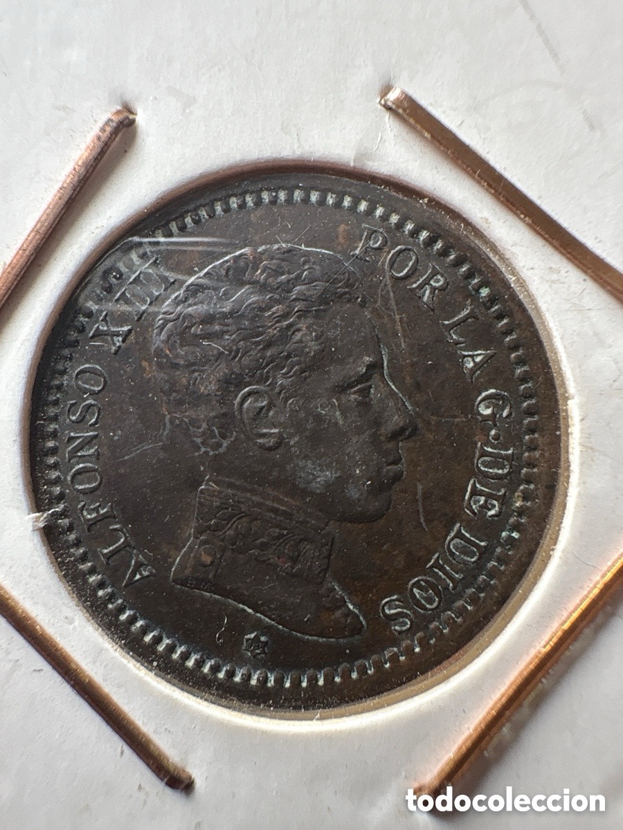 Monedas Rep&uacute;blica: Moneda 2 c&eacute;ntimos 1904 *4 Alfonso XIII (A3)