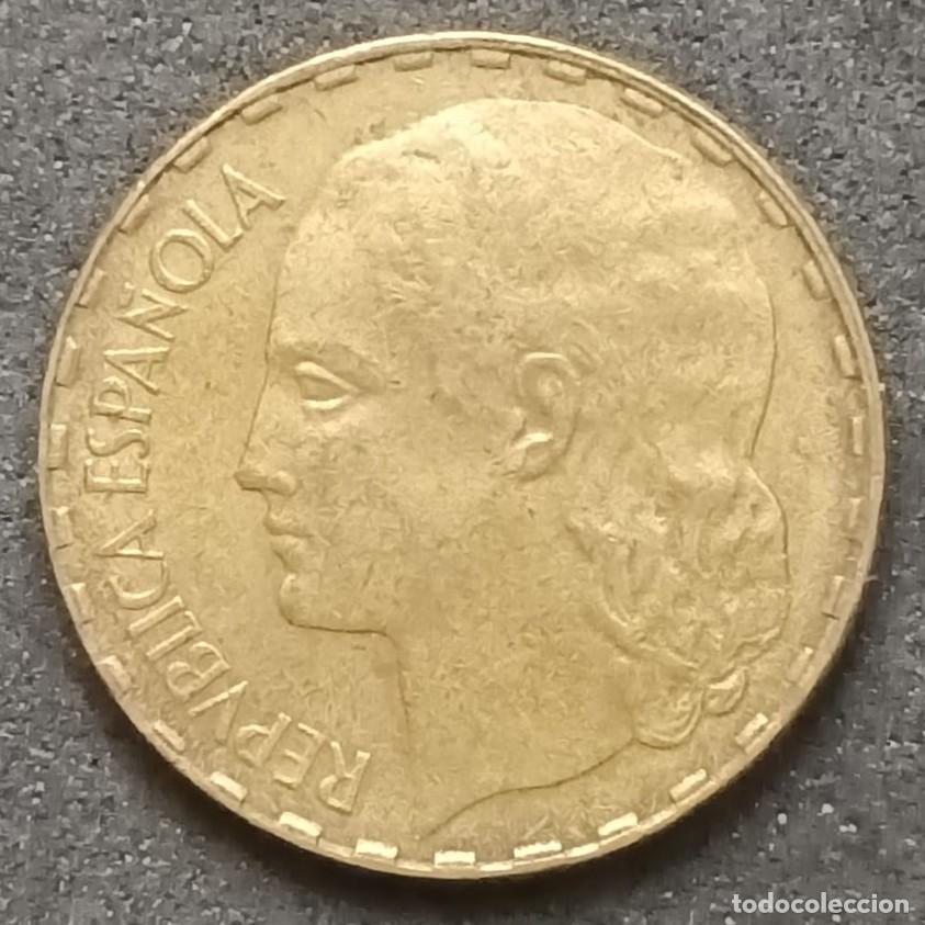 Monedas Rep&uacute;blica: ESPA&Ntilde;A 1 Peseta - 2&ordf; Rep&uacute;blica - A&ntilde;o 1937 - CIRCULADA - MBC &rdquo;La Rubia&rdquo;