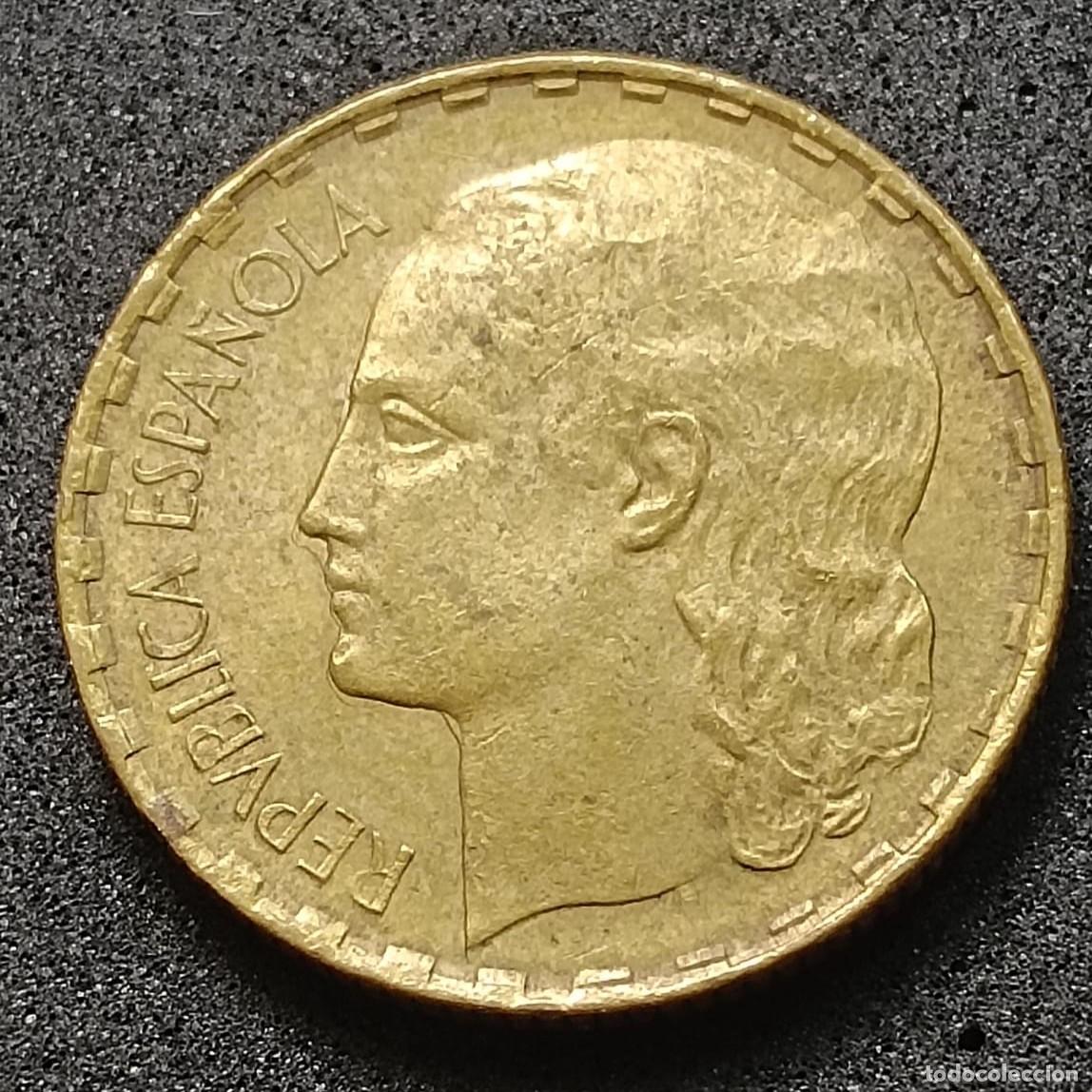 Monedas Rep&uacute;blica: ESPA&Ntilde;A 1 Peseta - 2&ordf; Rep&uacute;blica - A&ntilde;o 1937 - CIRCULADA - BC &rdquo;La Rubia&rdquo;