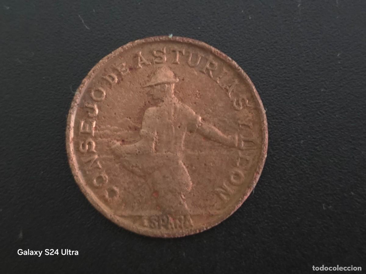 Monedas Rep&uacute;blica: 1 PESETA DE 1937.....CONSEJO DE ASTURIAS Y LE&Oacute;N.....BONITA Y ESCASA.....LA DE LAS FOTOS