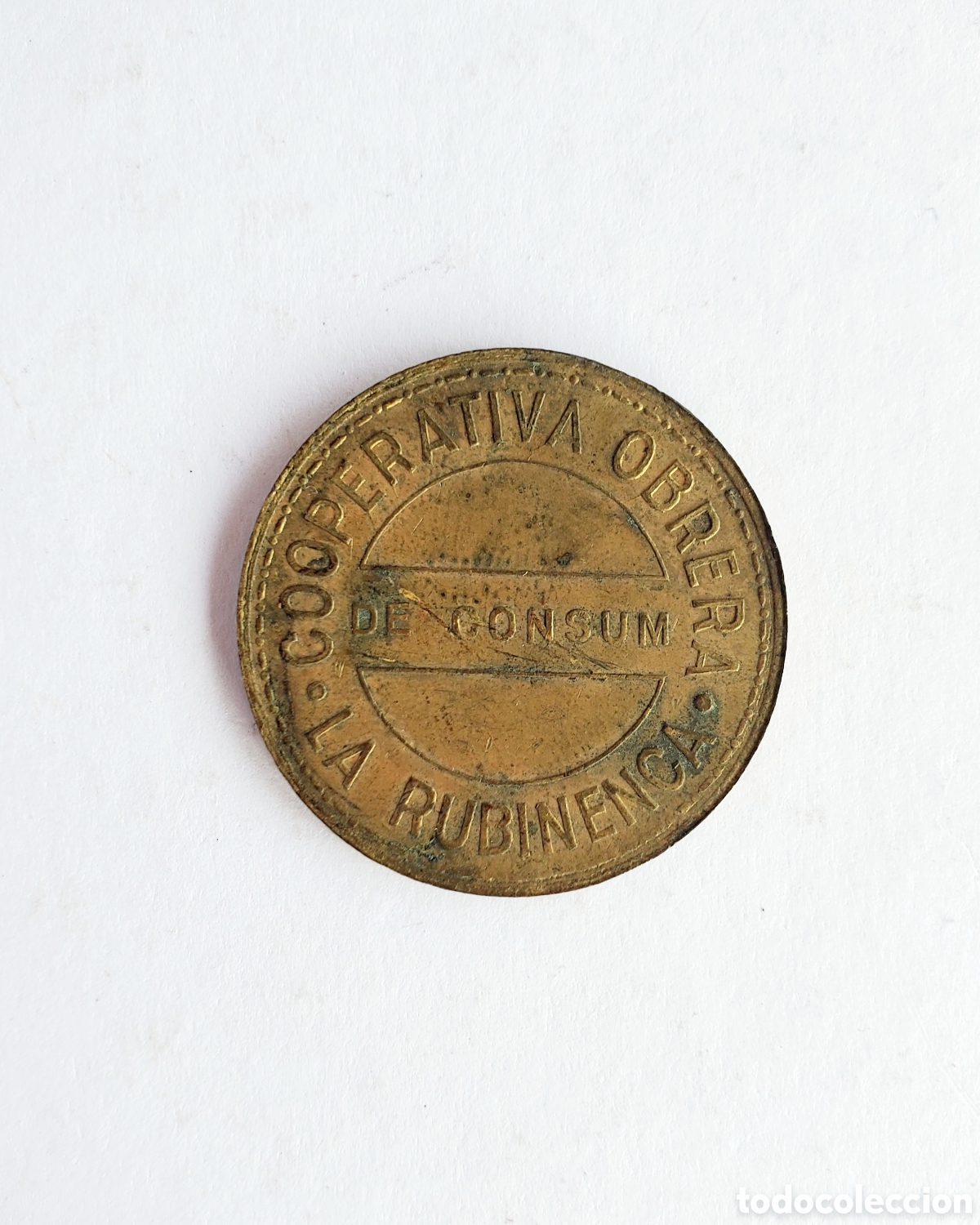 Monedas Rep&uacute;blica: COOPERATIVA OBRERA DE CONSUM LA RUBINENCA 1933 RUBI 25 Pesetas.