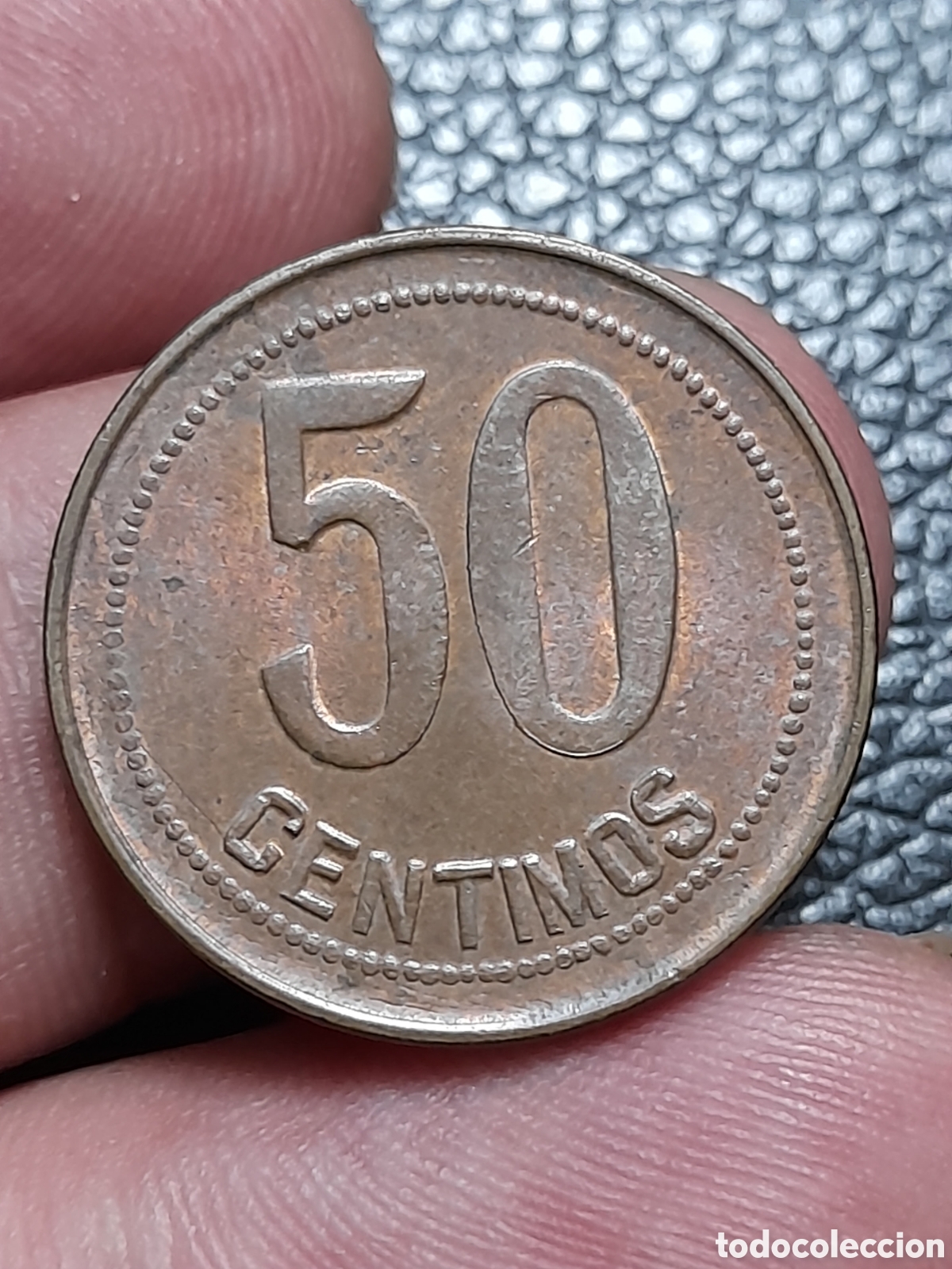 Monedas Rep&uacute;blica: Segunda Rep&uacute;blica: 50 c&eacute;ntimos 1937 *6
