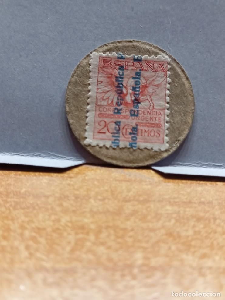 Monedas Rep&uacute;blica: N&ordm; 74 .SELLO MONEDA REPUBLICA .20 Cts.(PEGASO)