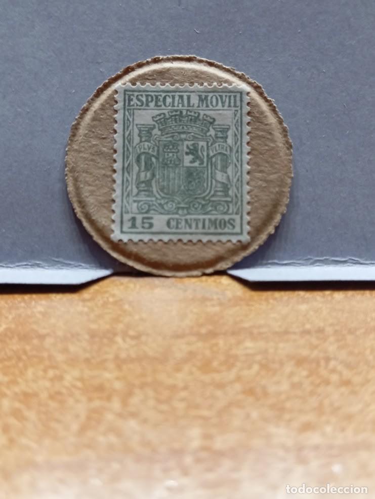 Monedas Rep&uacute;blica: N&ordm;90 SELLO MONEDA REP&Uacute;BLICA .15 Cts. TIMBRE MOVIL .