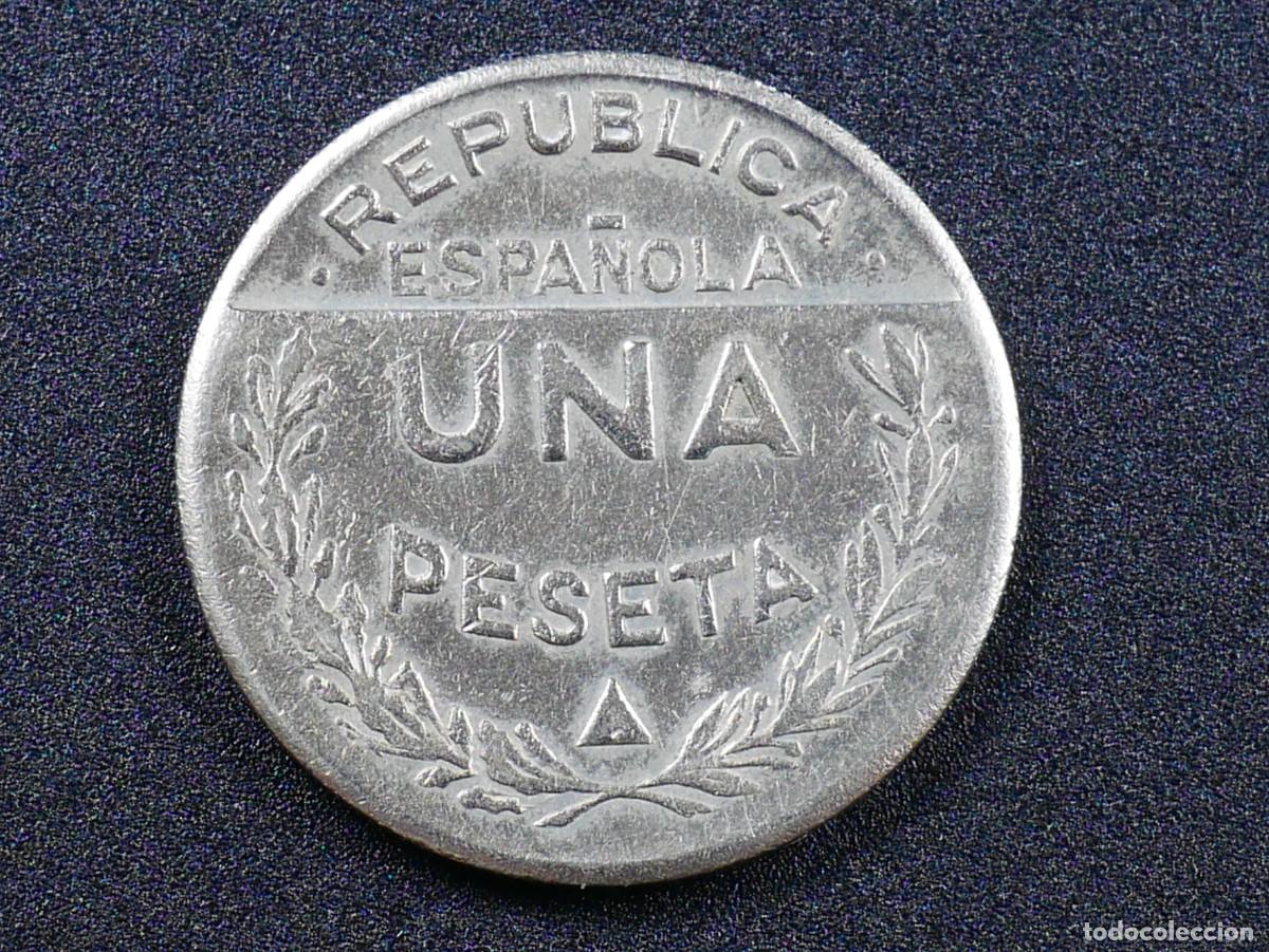 Monedas Rep&uacute;blica: 1937 &ndash; 1 Peseta Consejo Santander, Palencia y Burgos &ndash; Guerra Civil &ndash; Rep&uacute;blica Espa&ntilde;ola