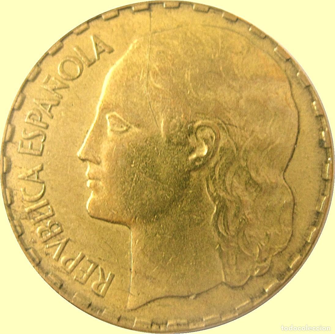 Monedas Rep&uacute;blica: Rep&uacute;blica Espa&ntilde;ola: 1 peseta 1937 (La Rubia): Usada, muy bonita./ La de las fotos (ver reverso).