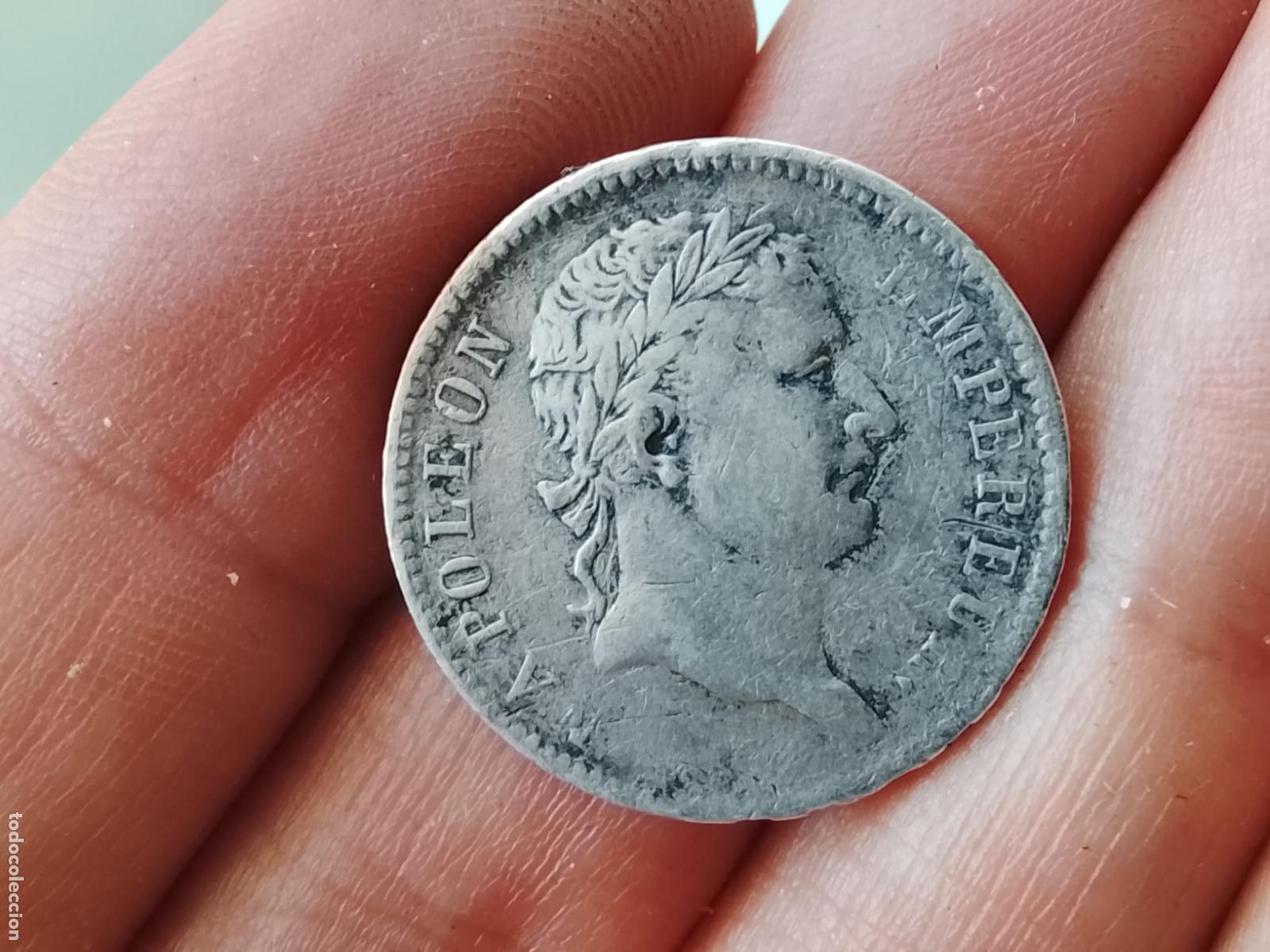 Republic Coins: Francia, 1 Franc/Franco, Napol&eacute;on I, 1808 A Plata