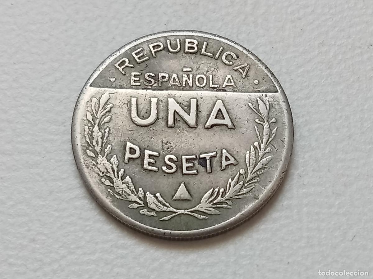 Monete Repubblica: II REP&Uacute;BLICA CONSEJO DE SANTANDER, PALENCIA Y BURGOS 1 PESETA 1937 MBC-