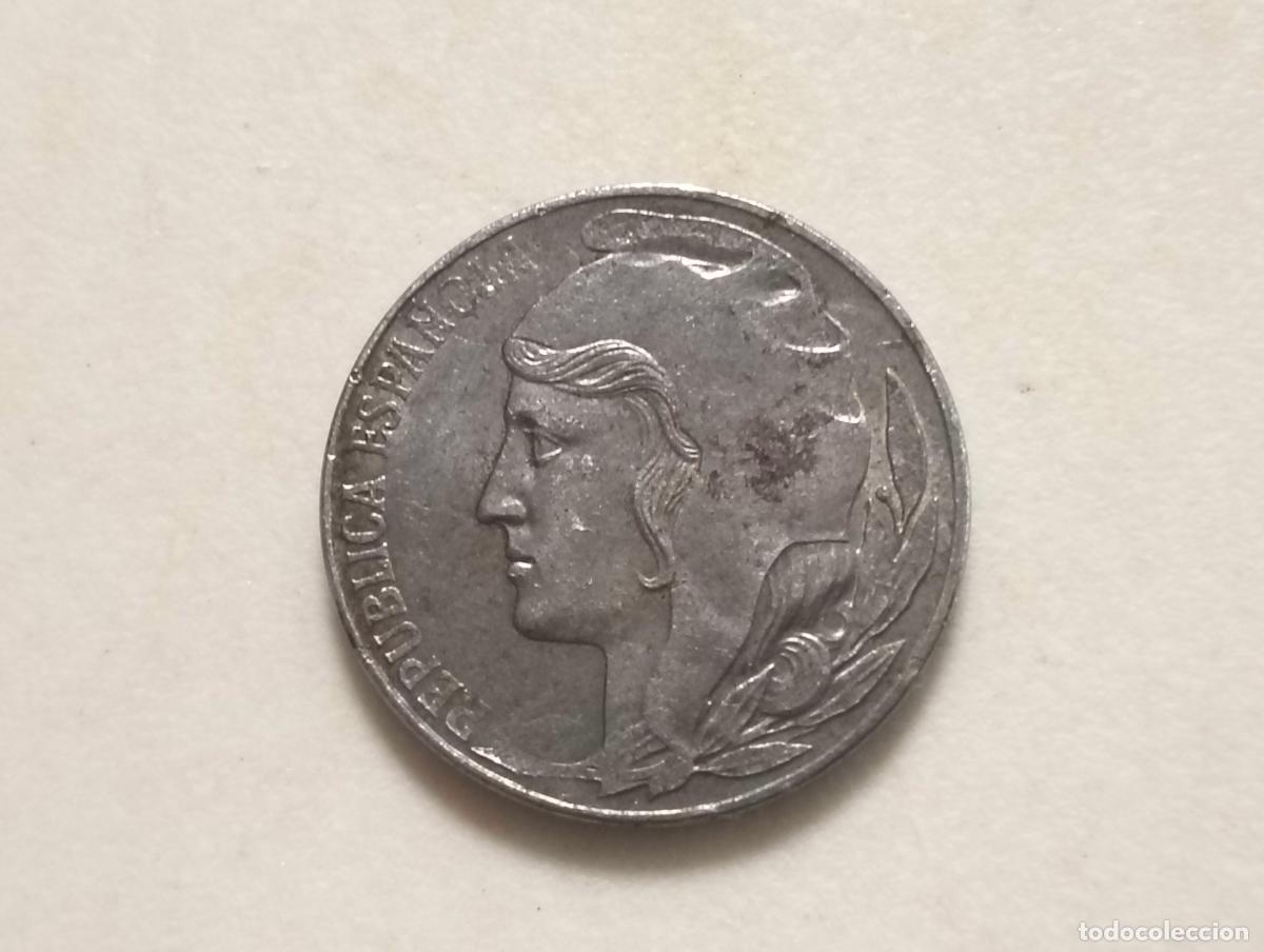 Monedas Rep&uacute;blica: MONEDA HIERRO, REPUBLICA ESPA&Ntilde;OLA, A&Ntilde;O 1937, 5 CENTIMOS