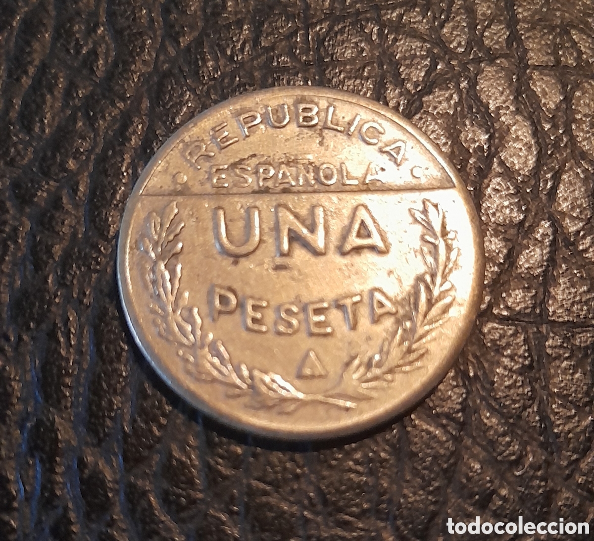 Monedas Rep&uacute;blica: Moneda peseta Consejo de Santander Palencia y Burgos