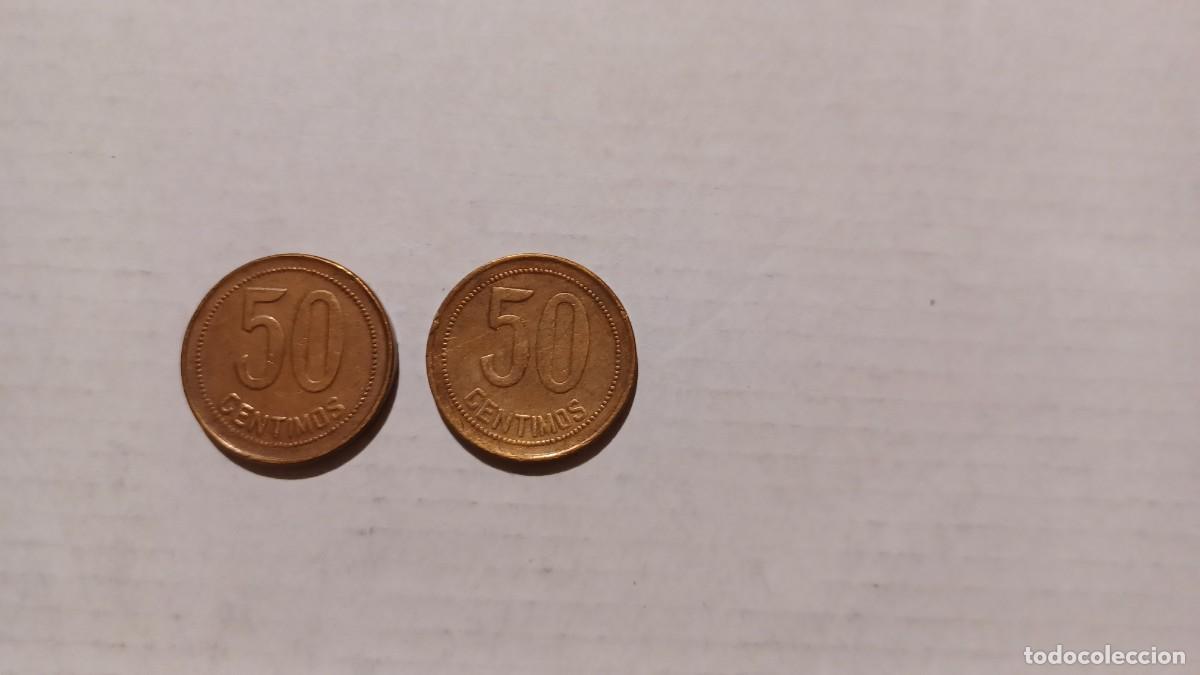Monedas Rep&uacute;blica: 2 monedas de 50 centimos II Republica - Foto 2