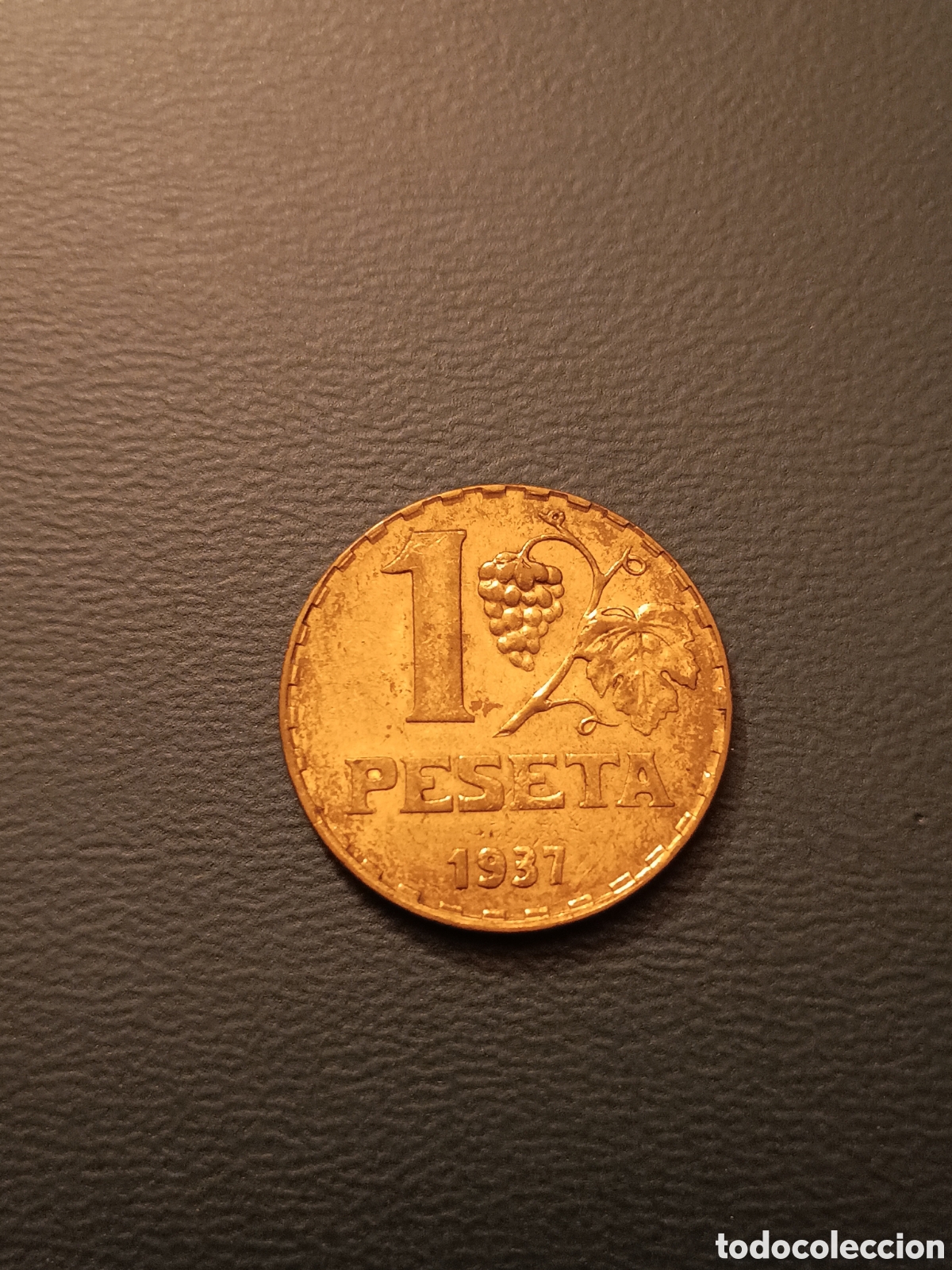 Monete Repubblica: 1 PESETA 1937 - REP&Uacute;BLICA ESPA&Ntilde;OLA