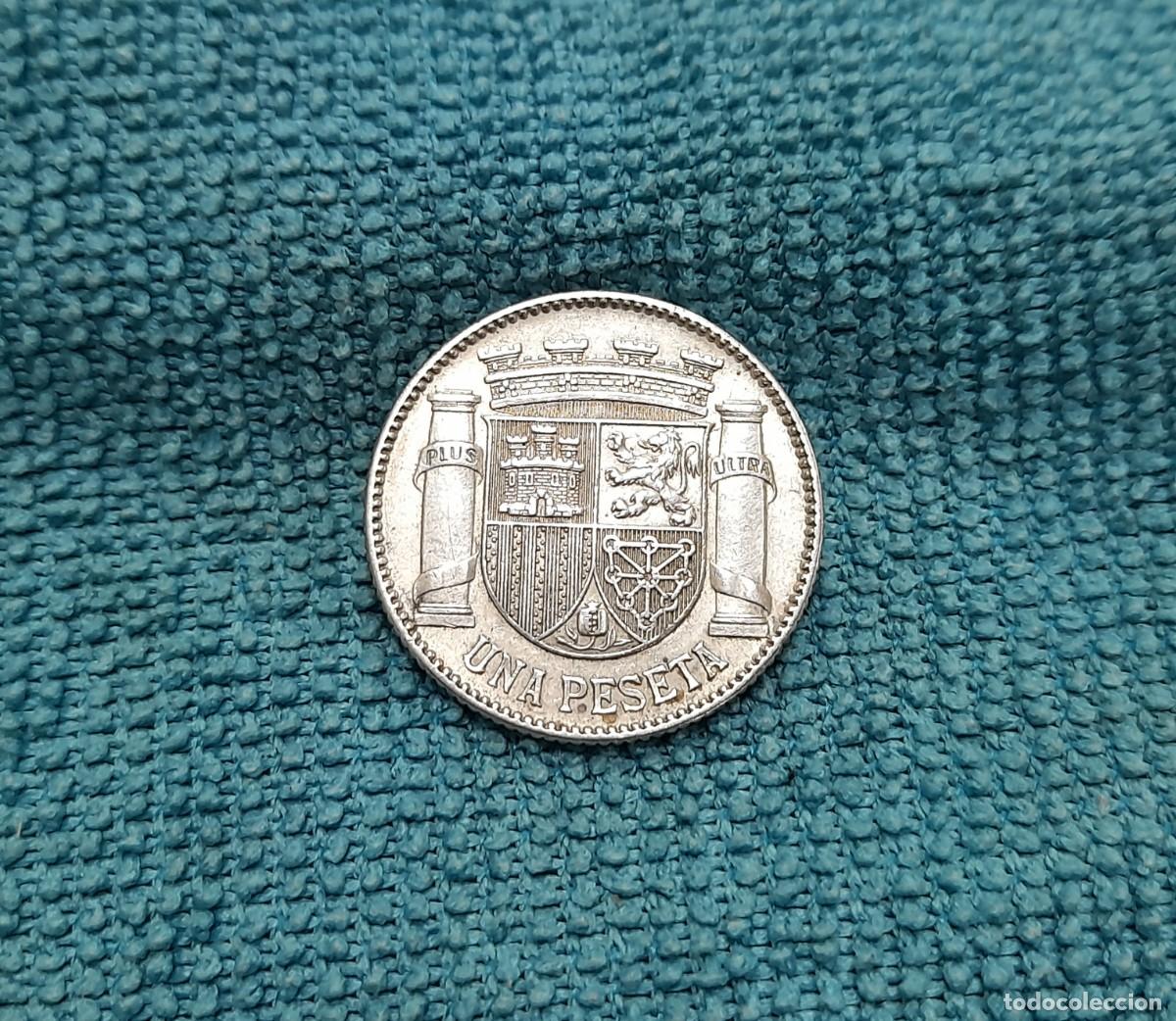Moedas Rep&uacute;blica: Republica Espa&ntilde;ola, 1 Peseta 1933 *3*4