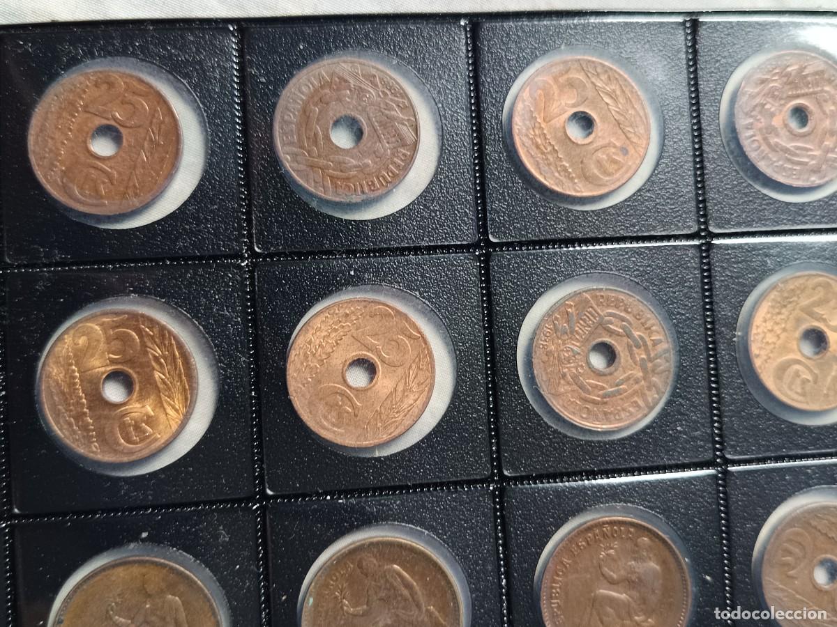Monete Repubblica: Lote de 30 monedas de 25 c&eacute;ntimos 1938 y 50 c&eacute;ntimos 1937