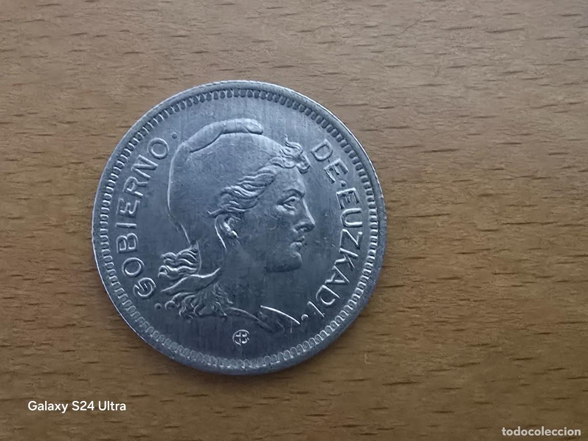 Monedas Rep&uacute;blica: 1 PESETA DE 1937.....EUZKADI.....PRECIOSA.....LM.S3014....LA DE LAS FOTOS