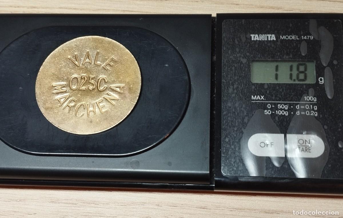 Monedas Rep&uacute;blica: Lote 25 c&eacute;ntimos 1936 Marchena - Foto 3