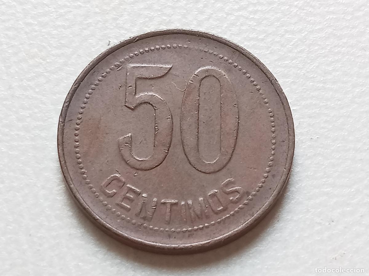 Monete Repubblica: II REP&Uacute;BLICA 50 C&Eacute;NTIMOS 1937 *(X-X) MBC+