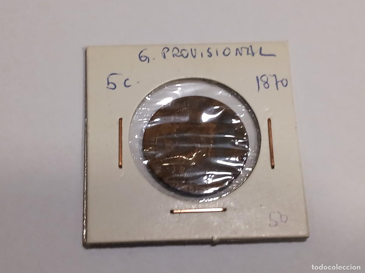 Monedas Rep&uacute;blica: MONEDA DE COLECCI&Oacute;N GOBIERNO PROVISIONAL A&Ntilde;O 1870 / COMPRA MIN&Iacute;MA 5 &euro;