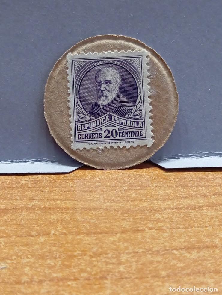 Monedas Rep&uacute;blica: N&ordm; 11. SELLO MONEDA REPUBLICA . 20 Cts. PI MARGALL .
