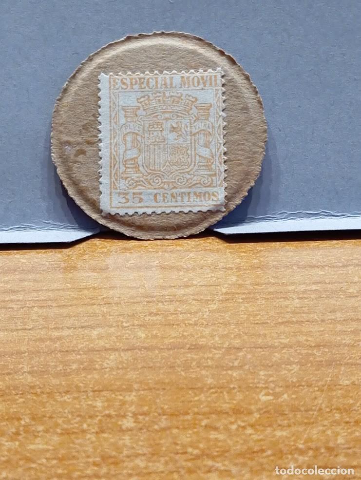 Monedas Rep&uacute;blica: N&ordm; 94 SELLO MONEDA REP&Uacute;BLICA .35 Cts . TIMBRE MOVIL .