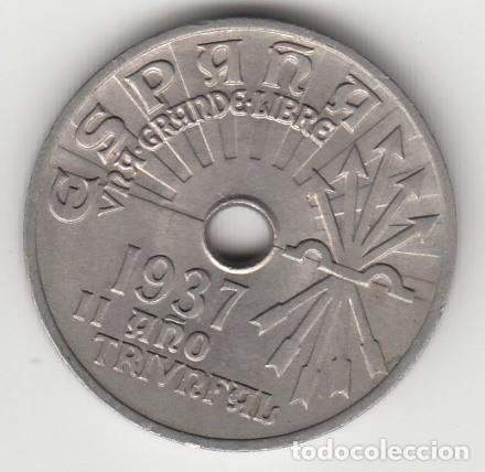 Monedas Rep&uacute;blica: ESPA&Ntilde;A - 25 CENTIMOS DE 1937