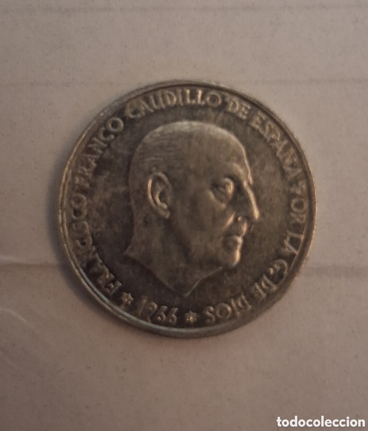 Monedas Rep&uacute;blica: Moneda Francisco Franco 1956