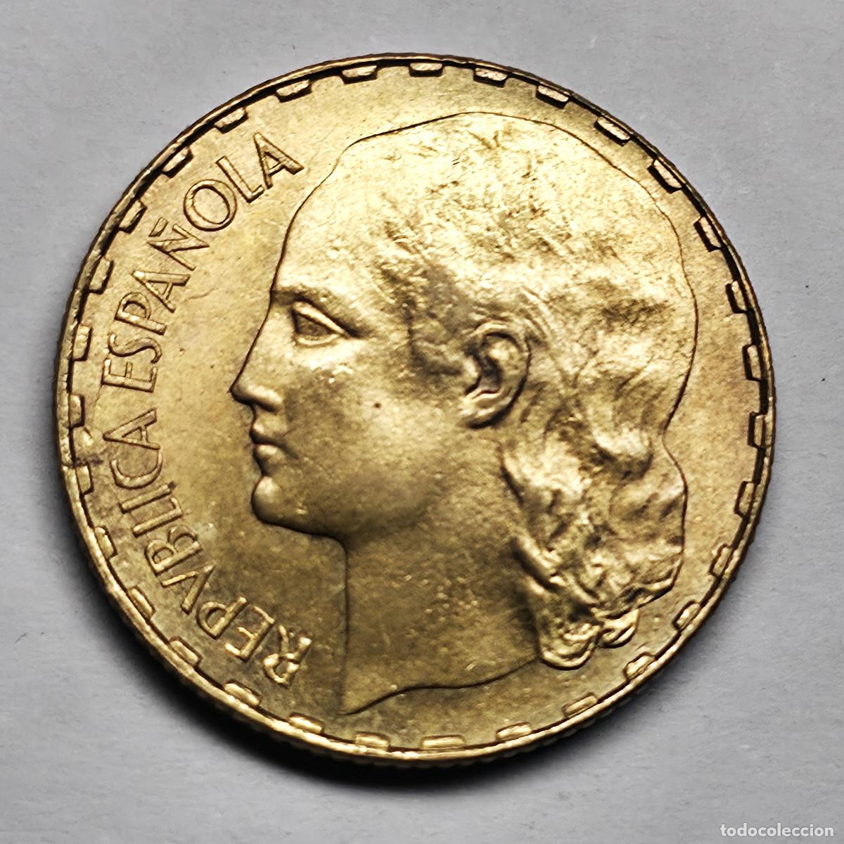 Monedas Rep&uacute;blica: MONEDA ESPA&Ntilde;A II REPUBLICA 1 PESETA, 1937